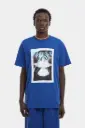 Qasimi - JE22 HAMZAH Loose Fit Graphic T-Shirt (Tuareg Blue)
