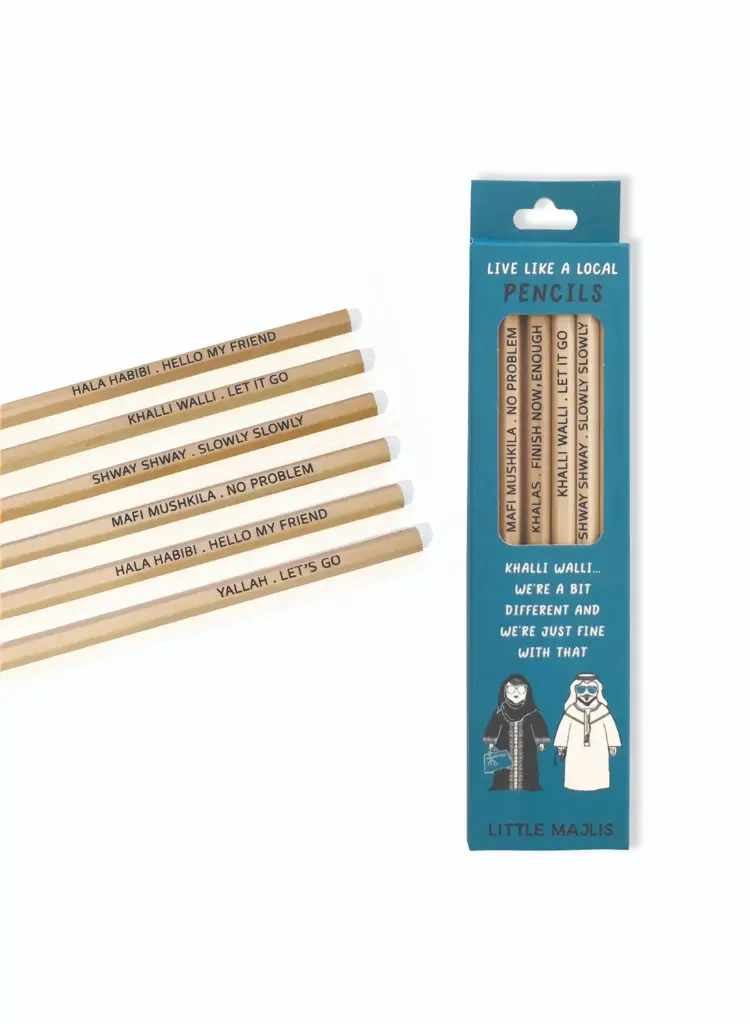 Pencil Set Of 6 Live Like a Local