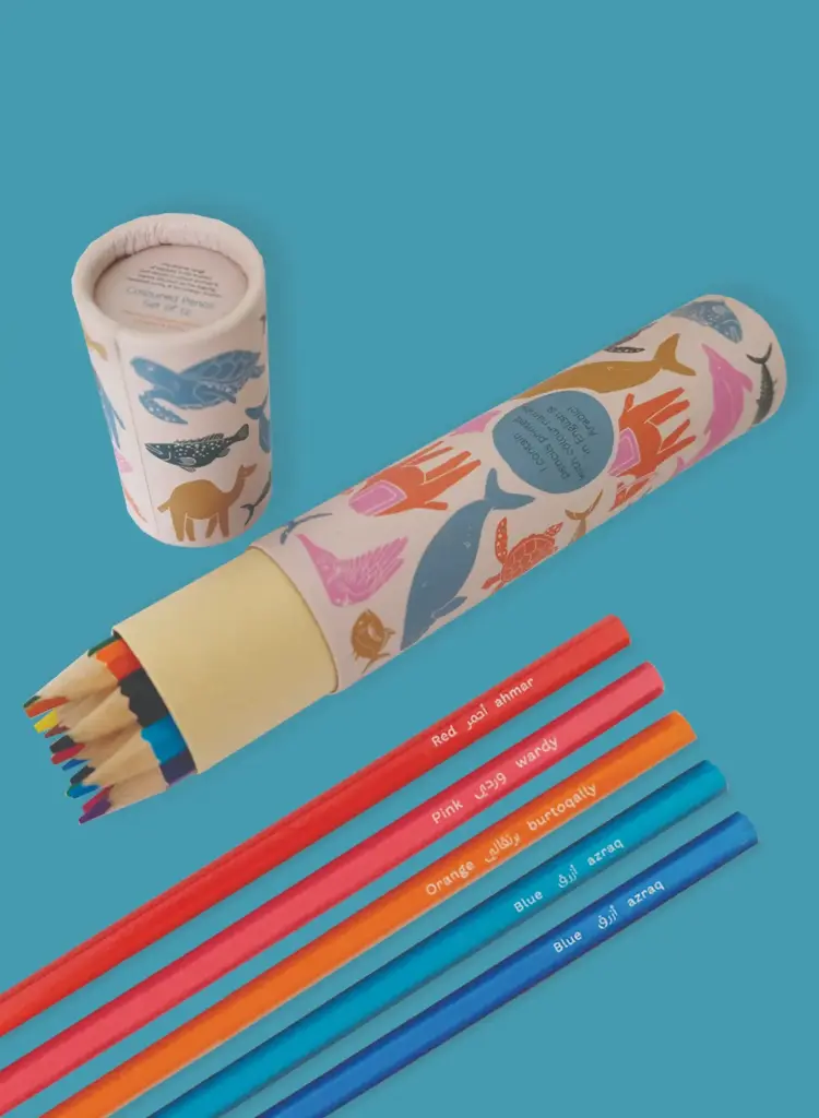 Coloured Pencil Set, Arabian Wildlife