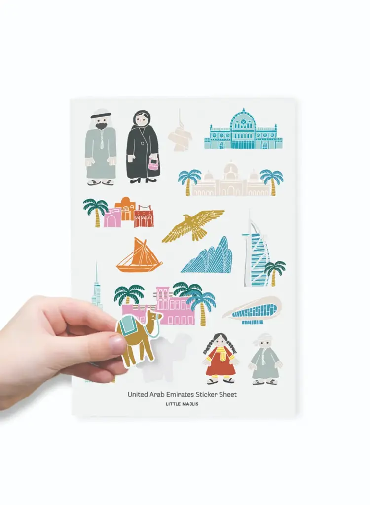 Sticker Sheet, UAE Icons