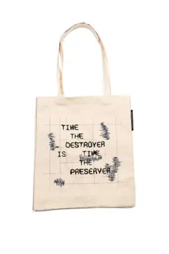 Jorge Tacla- Time The Destroyer Is Time The Preserver Tote bag