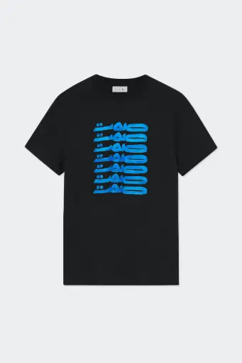[Qasimi] QASIMI - JE31 HOUARI Regular Fit T-Shirt (Black)